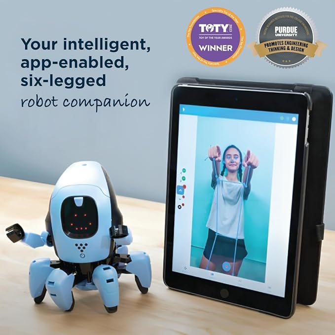 Thames & Kosmos Kai: The Artificial Intelligence Robot | Explore Machine Learning | Build an Innovative Smart Robot & Experiment with AI | App-Enabled for iOS & Android | Intro to AI for Kids