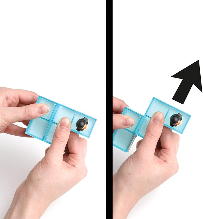 SmartGames Penguins on Ice Cognitive Skill-Building Puzzle Game for Ages 6 - Adult - Now with 100 Challenges!