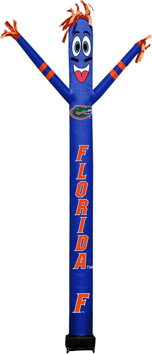 NCAA Florida Gators Football Wacky Waving Inflatable Tube Guy with LED Lights & Built-in Blower - 6" x 36" x 96" Inflatable Tube Man Crazy Sports Fan Outdoor Party Decoration