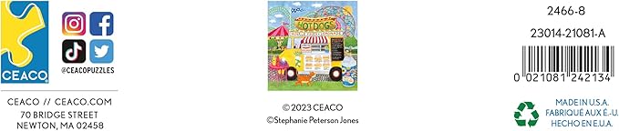 Ceaco - Food Trucks - Hot Dog Truck II - 500 Piece Jigsaw Puzzle