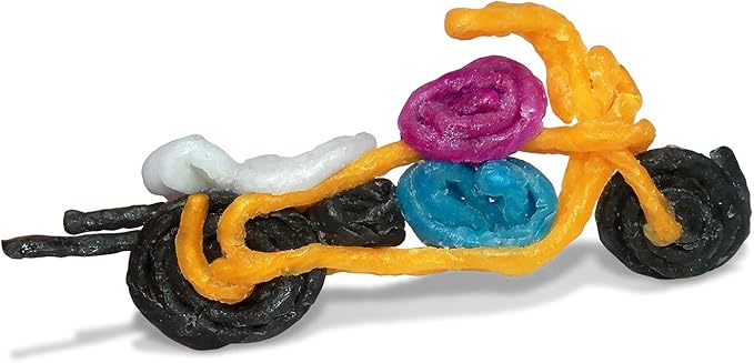 Wikki Stix for Doodlers - Kid's Travel Essential: Portable Creativity On-The-Go! Pack of 24 Wikki Stix in Neon and Primary Colors. Made in USA ! 3 & Up.