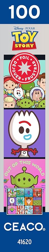 Ceaco - Disney - Pixar - Toy Story - Foil Puzzle - 100 Piece Jigsaw Puzzle