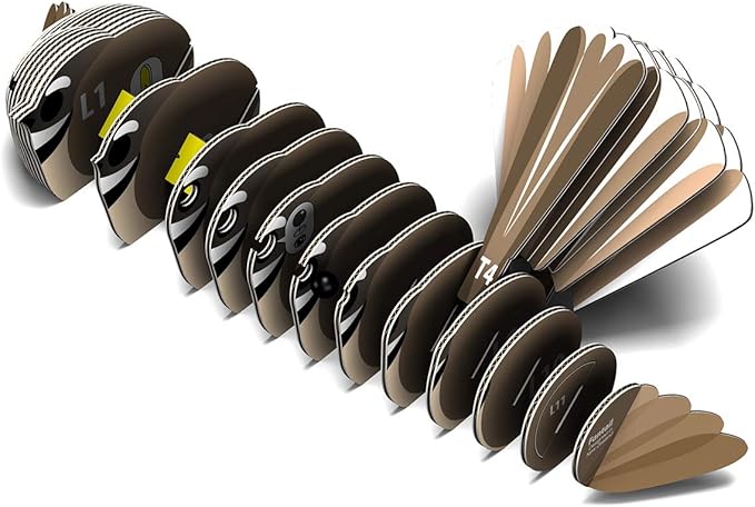 Eugy Fantail Bird 3D Puzzle - 27 Piece Eco-Friendly Educational Toy Puzzle for Boys, Girls & Kids Ages 6+