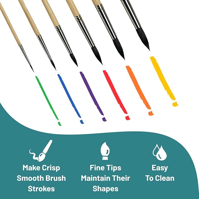 Watercolor Paint Set- Premium 48 Watercolor Paint with Watercolour Book, Water Color Palette and 3 Paintbrushes. Great Water Colors for Adults and Kids