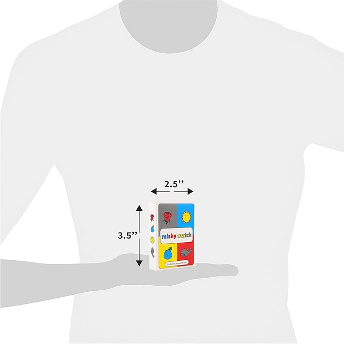 Mishy Match Award-Winning Card Game - The Hardest Easy Game Ever - Hilarious Brain-Melting Party Game - Card Games for Adults and Teens - Silly Gifts for Adults & Teens - Mensa Games