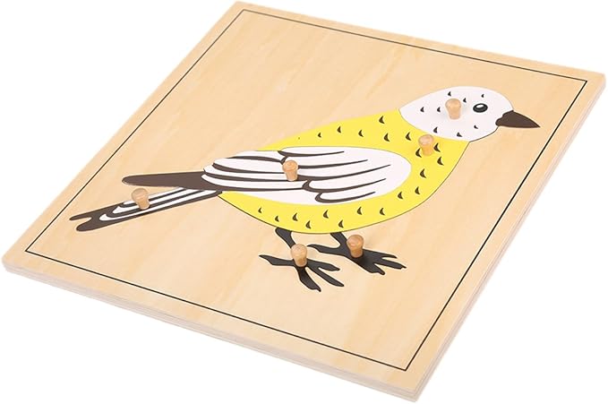 MEYOR Montessori Bird Puzzle for Early Preschool Education Learning Toy