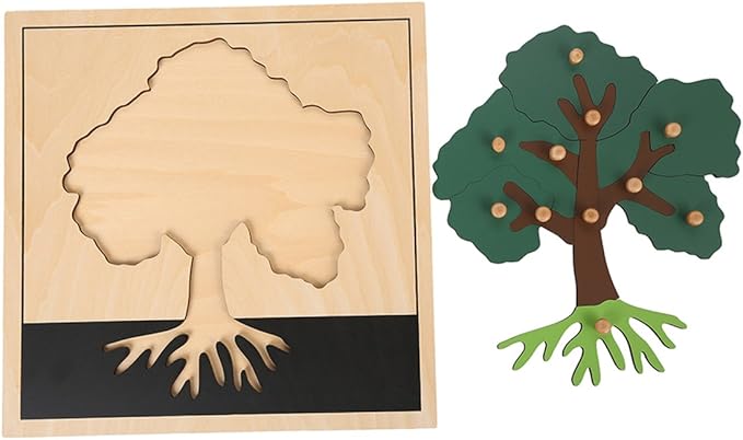 MEYOR Montessori Tree Puzzle for Early Preschool Education Learning Toy