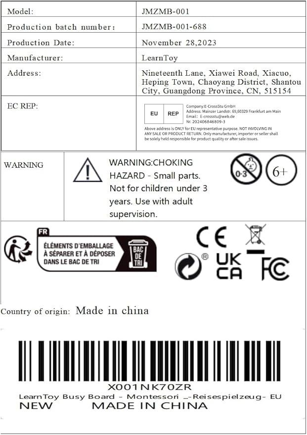 Busy Board - Dinosaur Montessori Toys for 3 4 5 Year Old - Sensory Toys for Autistic Children - Toddler Travel Toys - Busy Book for Toddlers Activities as Boys Girls Gift