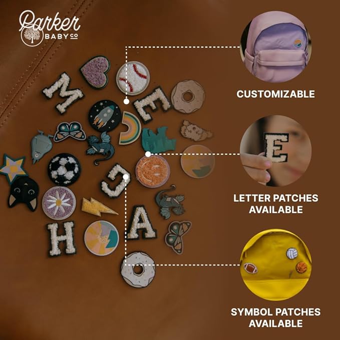 Parker Kids Backpack | Tear-Resistant & Comfortable Backpack for Kids with Patch Customization | Play-Proof Kid School Bag