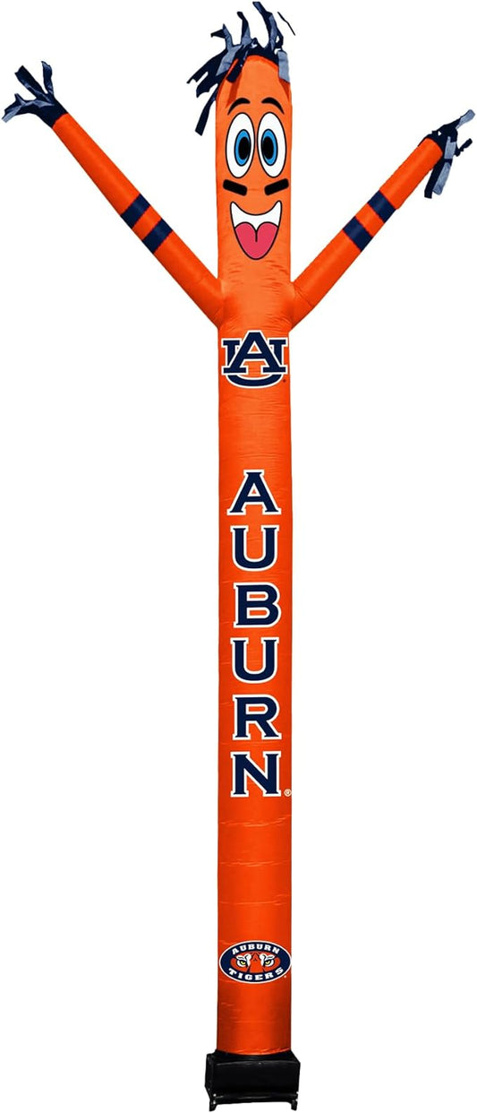 NCAA Auburn Tigers Football Wacky Waving Inflatable Tube Guy with LED Lights & Built-in Blower - 6" x 36" x 96" Inflatable Tube Man Crazy Sports Fan Outdoor Party Decoration
