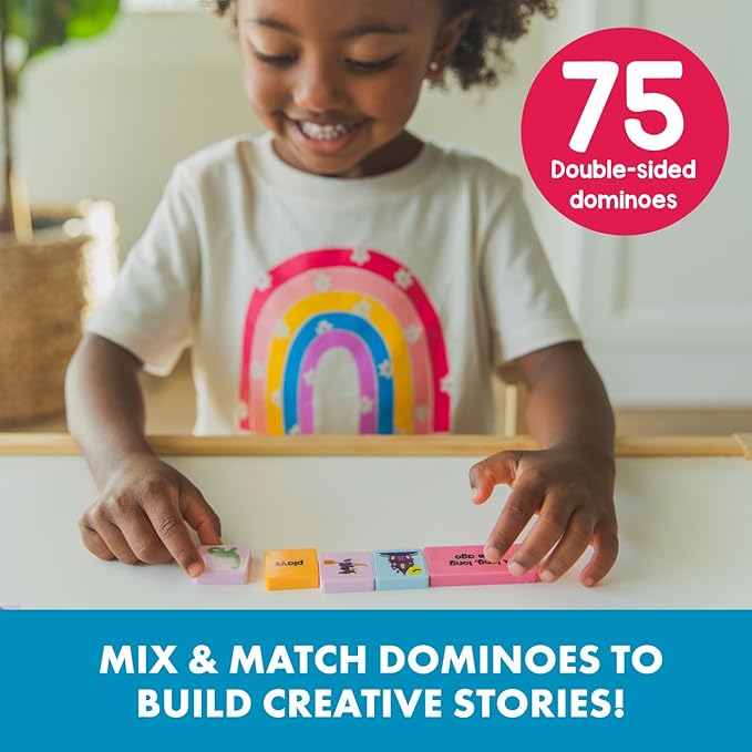 Educational Insights Storytelling Dominoes - Creative Story Prompt Toys & Social Skills Activities, Create Your Own Adventure Sequencing Games, Fun Conversation Starters & Gifts for Kids Ages 3+