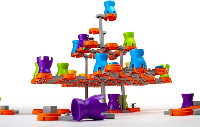 A 3D Tabletop Strategy Game : Family-Friendly 1-4 Player Innovative Board Games for Adults, Teens & Kids Ages 8+ (Great for STEAM Learning)