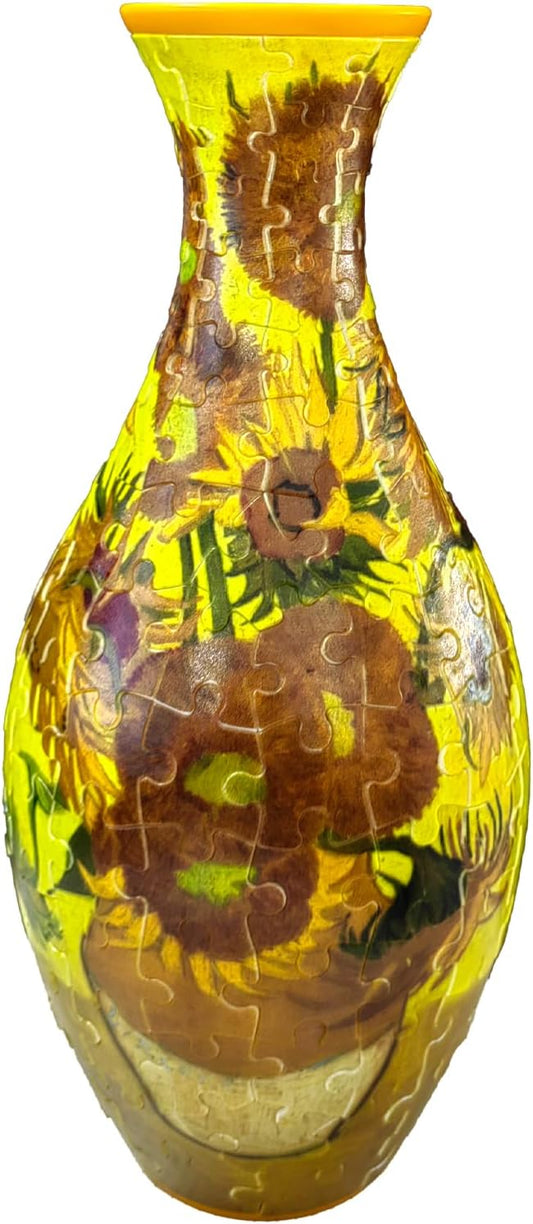 3D Puzzle Vase Unique Flower Made by 160 Curved for Adults Home and Office Decor