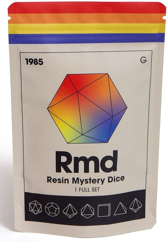 Sharp Edge Dice Set for DND for Dungeons and Dragons Ttrpg Games, Multi-Sided RPG Polyhedral Resin DND Dice Set | Collectable Dice (Resin Mystery Dice)