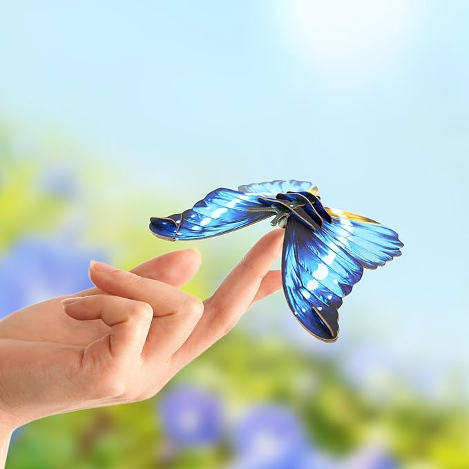 STEM Projects Preschool Toys for Kids, Eco-Friendly 3D Paper Puzzles for Children, Ideal Common Blue Morpho (Ages 7+)……