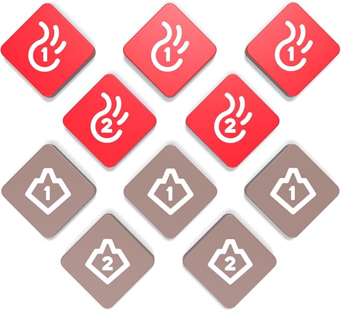 Unstable Games - Casting Shadows: Molten Rock Expansion - Designed to be Added to Your Casting Shadows Base Game - Great for Family Game Night