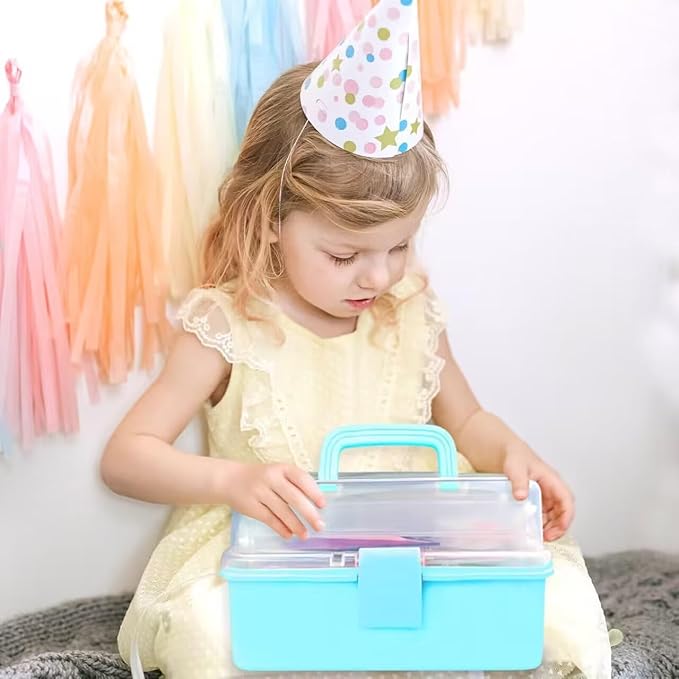 VLUSSO 3000Pcs Arts and Crafts Supplies for Kids Girls 8-12 Craft Kit with Pipe Cleaners Beads Crafts for Kids DIY School Supplies Set Crafting Box for Girls Boys Age 4-6, 6-8, 8-12 Years Gifts