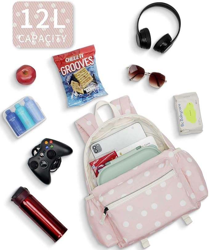 Corduroy Toddler Backpack for Boys & Girls: Preschool Backpack - Cute Kids Backpack 13.5" H Fit Folder