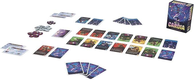 Duel for Cardia - Thrilling Strategy Card Game of Magic and Intrigue Set in a Mystical City, Fun for Family, Kids & Adults, Ages 9+, 2-4 Players, 15 Minute Playtime