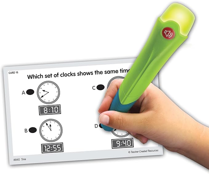 Teacher Created Resources Power Pen Learning Cards: Time (6462) Medium