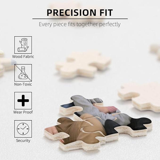 Custom Puzzle, Personalized Puzzle from Photos, Customized Puzzle 120/200/300/500/1000/1500 Pieces for Family, Christmas, Pet, Birthday, Wedding Gift