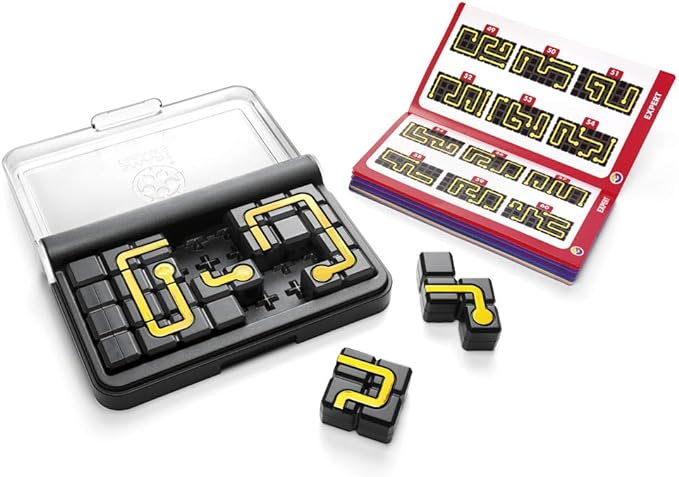 SmartGames IQ Circuit Portable Travel Game with 120 Challenges for Ages 8-Adult