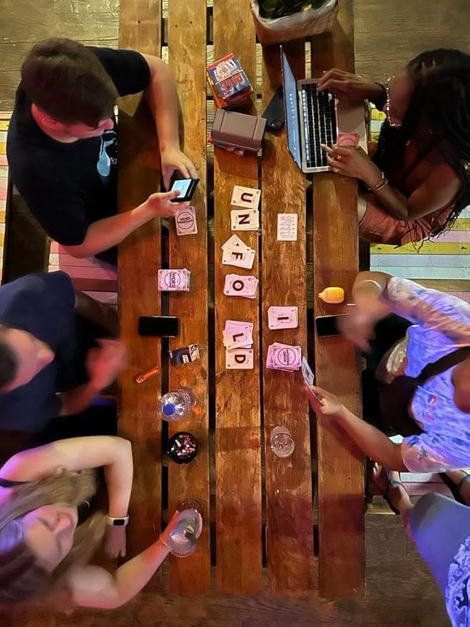 Card Game for Adults and Family Board Night, Premium Playing Cards, Spelling for Kids & Seniors, Travel & Party, 2-4 Players, Ages 8 & Above