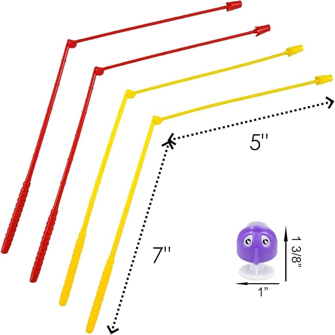 Haktoys Fishing Game for Kids & Toddlers – Battery-Operated Rotating Fishing Toy with 21 Fish, 4 Poles & Music On/Off Switch – Fun Educational Board Game for Boys & Girls