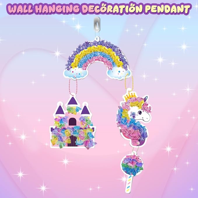 Poke Art and Craft Kits Princess for Girls, 8 Princesses and 4 Accessories, Mess Free DIY Creative Activity, Birthday Gifts Toys for 5 6 7 8+ Year Old Girls