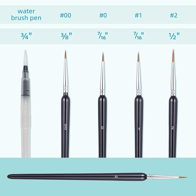 Falling in Art Watercolor Paint Set, 168 Colors Watercolor Paints, Painting Set with Water Brush and Nylon Brushes, Perfect Starter Kit for Beginners and Professionals