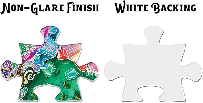 Antelope - 1000 Piece Mandala Puzzle for Adults, Gem Mandala Jigsaw Puzzles 1000 Pieces,1000 Piece Round Puzzles, Butterfly Puzzles, High Resolution, Matte Finish, Smooth Edging, No Dust