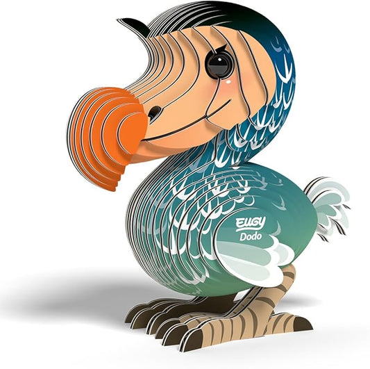 Eugy Dodo 3D Puzzle, 30 Piece Eco-Friendly Educational Learning Puzzles for Kids 6+