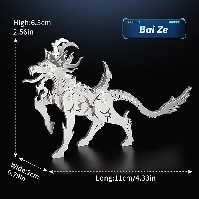 FILASLFT 3D Metal Puzzles,3D Metal Puzzle for Adults,Mechanical Model Kit Baize,Steel 3D Puzzles Stainless Steel Ornaments for Adults Home Decor Art Craft Gifts Toys.