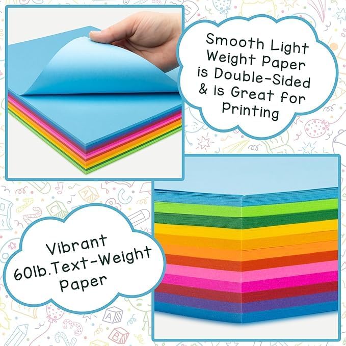 Hygloss Black Paper - 24 lb, 89 GSM, Acid-Free, Fade-Resistant, 11x17-Inch Ledger Size Color Copy Paper, 50 Sheets