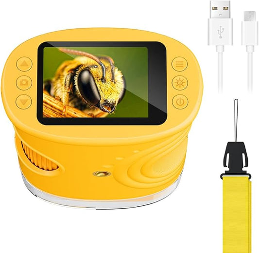 Handheld Microscope for Kids, Temodu 2.0" Screen Educational Science Kit (382zz)