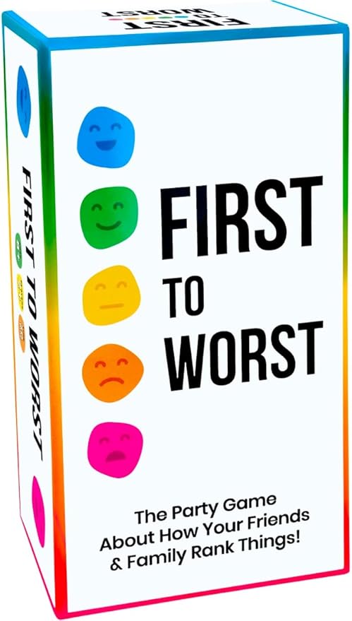 Party Game - The Card Game About How Your Friends and Family Rank Things - for Kids, Tweens, Teens, College Students, Adults, Families, Groups and Fun Parties with Polarizing Priorities