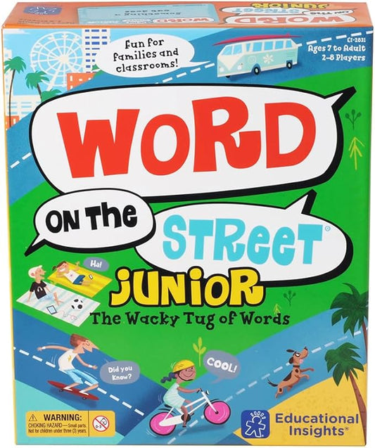Educational Insights Word on the Street Junior, Vocabulary & Word Game for Home & Classroom, Ages 7+