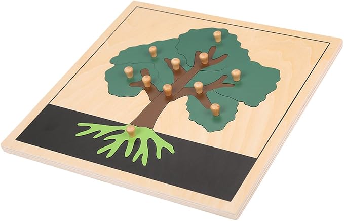 MEYOR Montessori Tree Puzzle for Early Preschool Education Learning Toy
