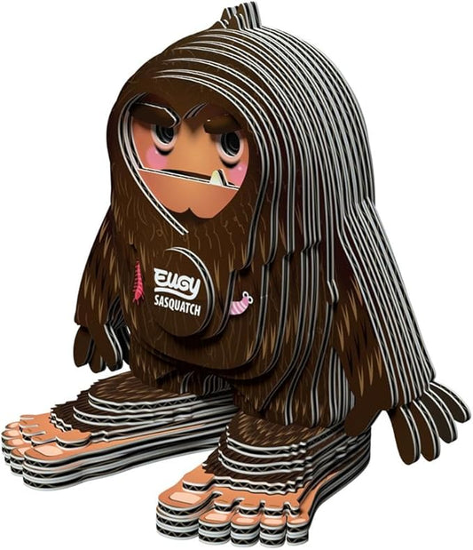 Eugy Sasquatch 3D Puzzle - 31 Piece Eco-Friendly Educational Toy Puzzle for Boys, Girls & Kids Ages 6+