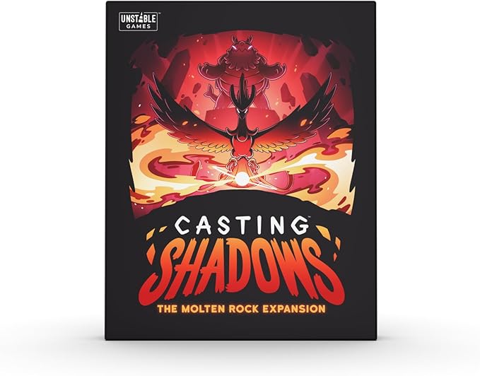 Unstable Games - Casting Shadows: Molten Rock Expansion - Designed to be Added to Your Casting Shadows Base Game - Great for Family Game Night