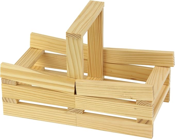 MindWare KEVA Brain Builders Set of 2: Original KEVA Brain Builders and KEVA Brain Builders Junior – Great Addition to STEM Building Toys and Classroom Games – 40 Planks & 70 Puzzles Total