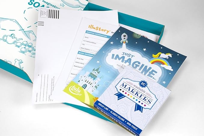 Lulu Jr. Illustory Book Making Kit, Multicolor