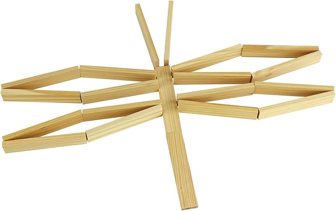 MindWare KEVA Brain Builders Set of 2: Original KEVA Brain Builders and KEVA Brain Builders Junior – Great Addition to STEM Building Toys and Classroom Games – 40 Planks & 70 Puzzles Total