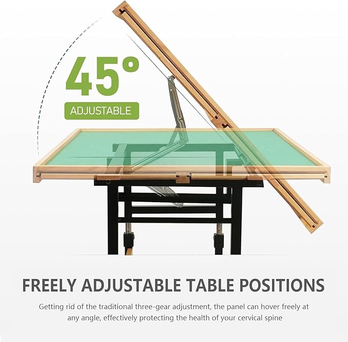 1500 Pieces Puzzle Table with Wheels, with Drawers and Cover, 34.25" x 25.2" Adjustable Height & 45° Tilting, Puzzle Board for Adults