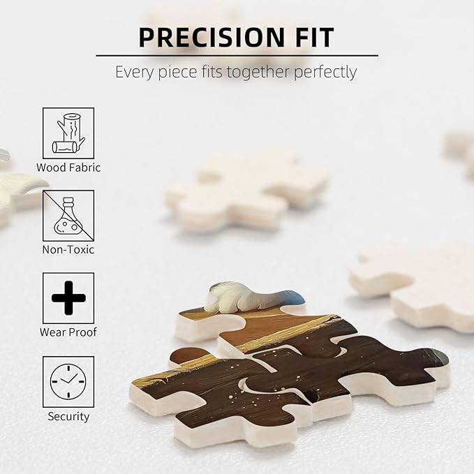 Cat Jigsaw Puzzles 1000 Pieces for Adults，Mouse Puzzles 1000 Pieces，Funny Animal Fantasy Puzzle，Cat Puzzles for Indoor and Challenge Puzzle Gift for Game Nights