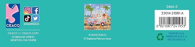 Ceaco - Food Trucks - Ice Cream Truck II - 500 Piece Jigsaw Puzzle