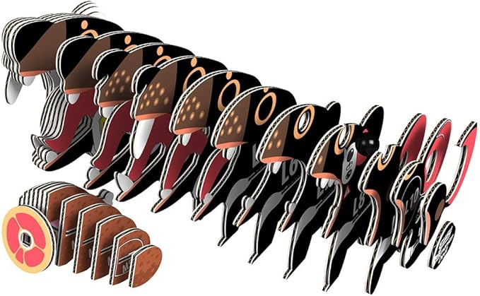 Eugy Tasmanian Devil 3D Puzzle, 36 Piece Eco-Friendly Educational Toy Puzzles for Boys, Girls & Kids Ages 6+