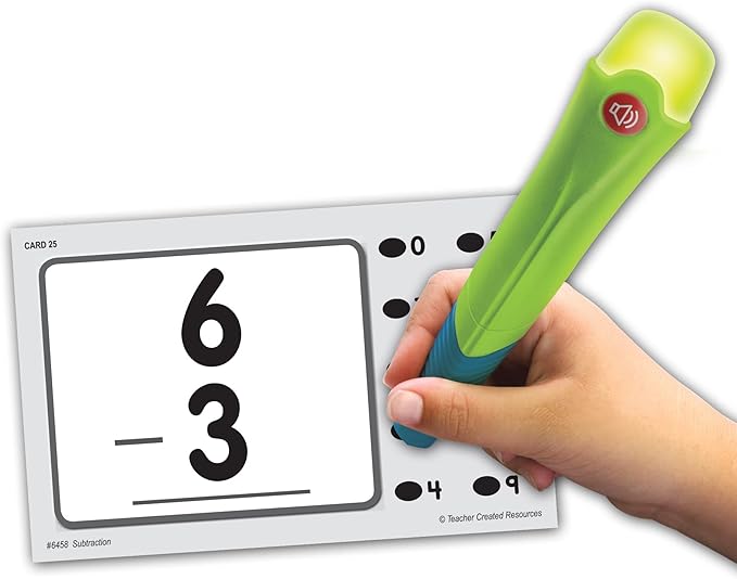 Teacher Created Resources Power Pen Learning Cards: Subtraction (6458) Medium