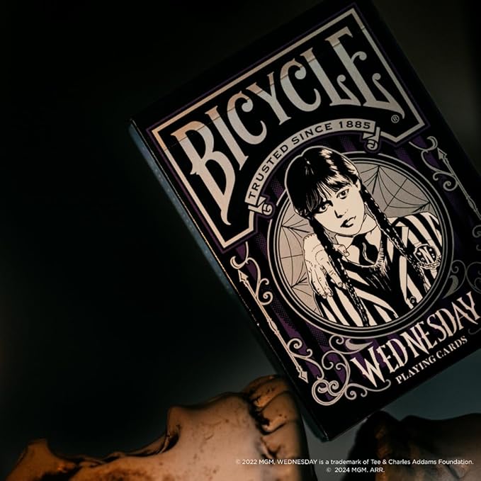 Bicycle Wednesday Addams Playing Cards, 1 Deck