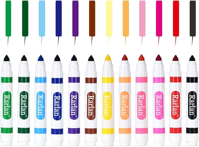 Rarlan Washable Markers Bulk, Markers for Kids, Bulk pack, 12 Colors, 240 Count